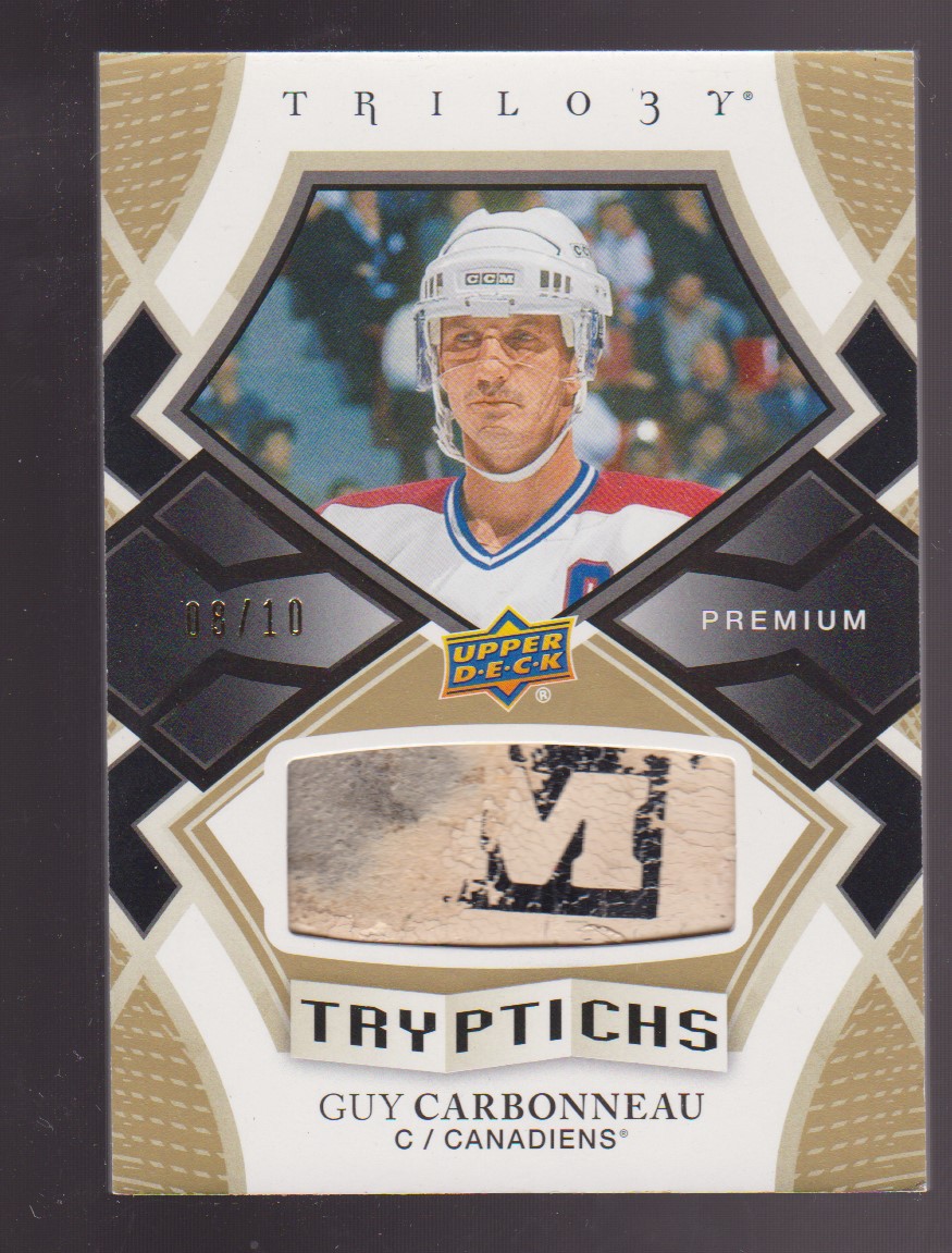 (image for) 2018-19 Upper Deck Trilogy Tryptichs #TMTL1 Guy Carbonneau STICK